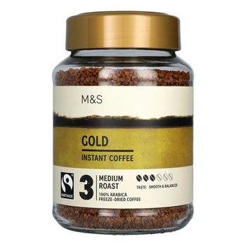 M & S Fairtrade Gold Gefrier getrockneter Sofortkaffee 200g