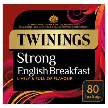 Twinings Inglés Strong Breakfast Tea 80 Bolsas de té