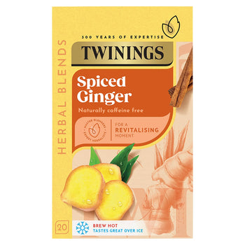 Twinings té de jengibre especiado 20 bolsas de té