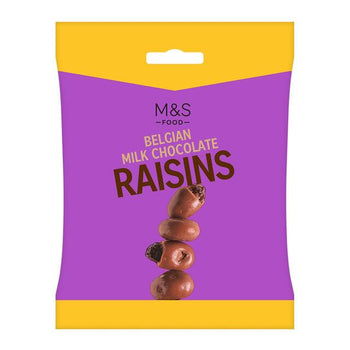 M&S Raisins au chocolat au lait belge 125g