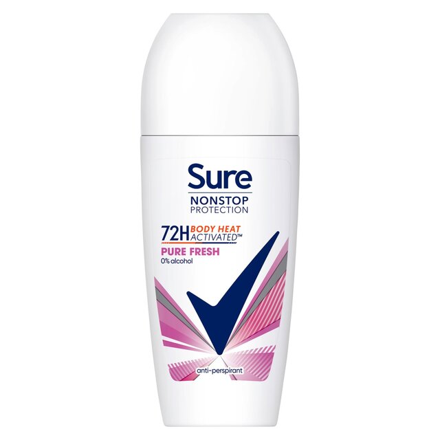 Sicher Frauen 72 Stunden Nonstop Antiterspirant Deodorant Roll auf reiner frischer 50 ml