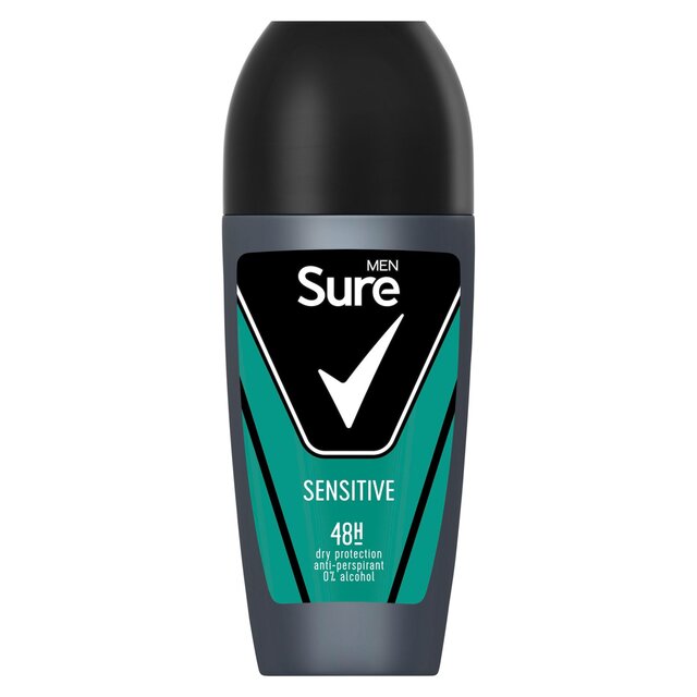 Sure Men Sensitive Roll-On Antitranspirante Desodorante 50 ml 