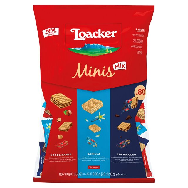 Loacker Classic Minis 80 per pack