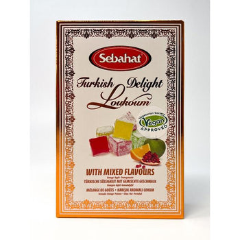 Sebahat sabores mixtos deleite turco Naranja, manzana y granada 200g