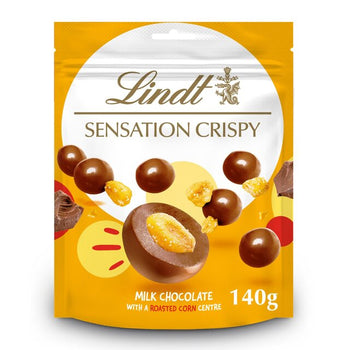 Lindt Sensations Crispy Corn Chocolate Pouch 140g