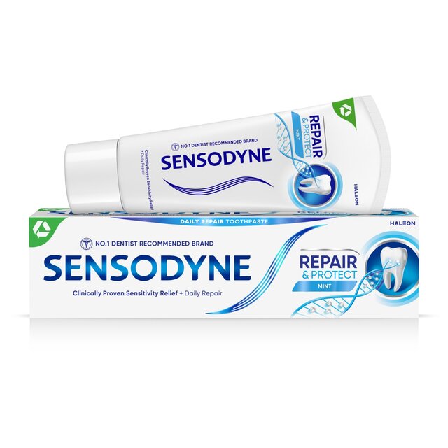 Sensodyne reparación y protección de reparación profunda pasta de dientes sensible a 75 ml