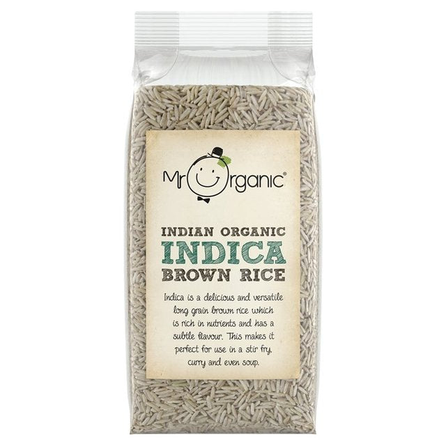Mr Organic Indica Riz brun 500g