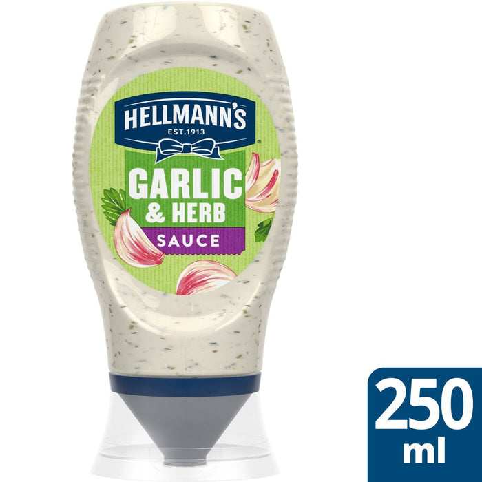 Sauce à l'ail et aux herbes de Hellmann 250 ml