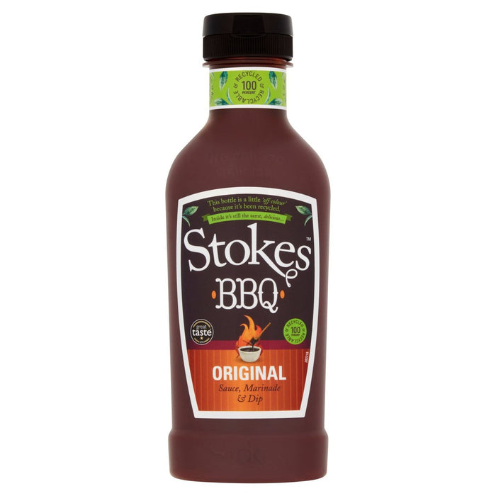 Stokes salsa barbacoa original apretada 510g