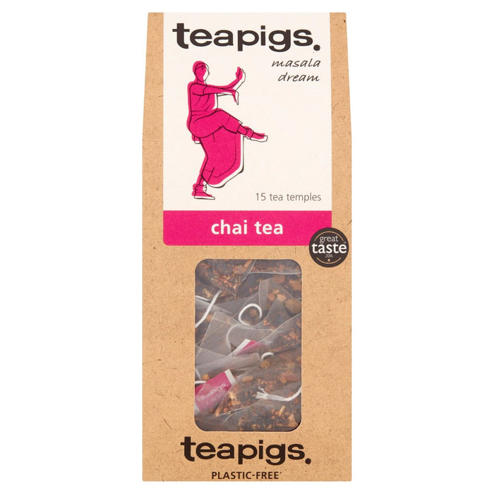 TEAPIGS CHAI TEA SAGS 15 par paquet