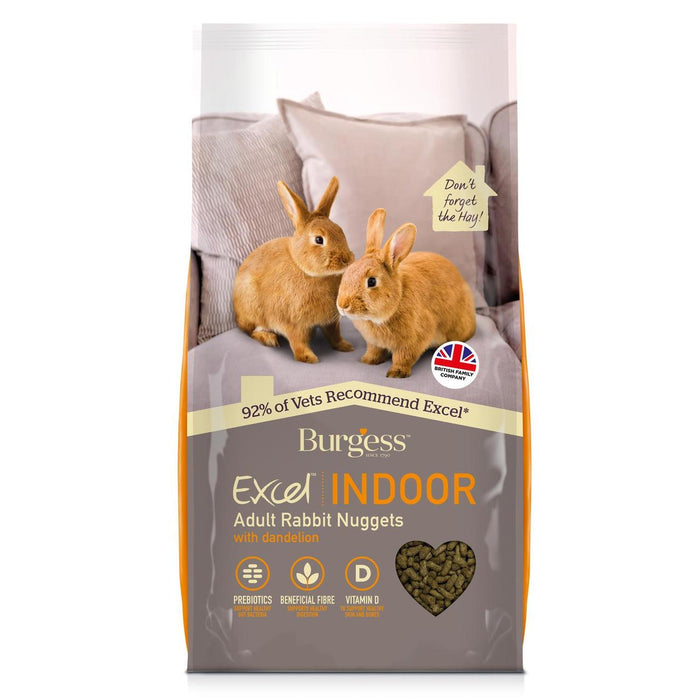 Burgess Excel Indoor Rabbit Nuggets 10 kg