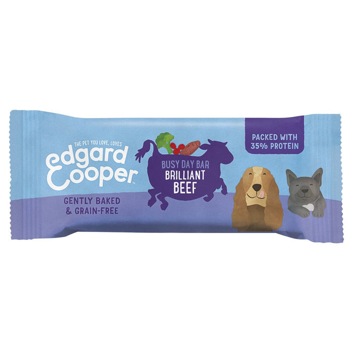 Edgard & Cooper Grain Free Busy Day Bar with Beef Dog Treat 25g