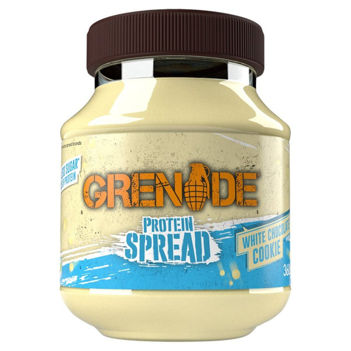 Granada Carb killae proteína de galleta de chocolate blanco se extiende 360g