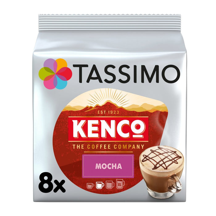 Tassimo Kenco Mocha Kaffee Pods 8 pro Packung