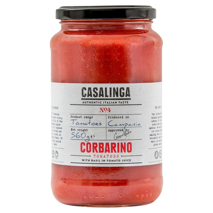 Tomates Casalinga Corbarino avec basilic 560g