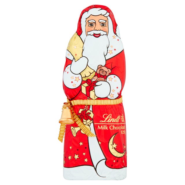 Lindt Milk Chocolate Santa 125G