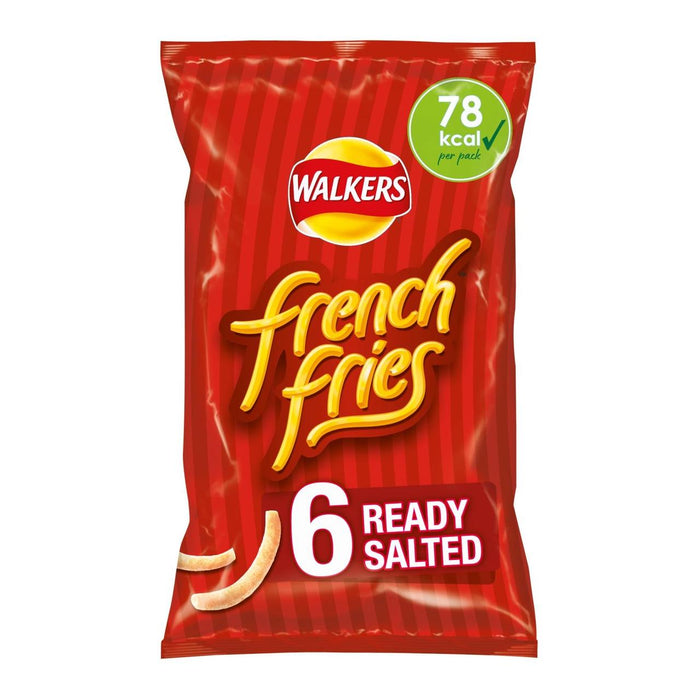 Walkers Fries French Fries Ready Saled Snacks 6 por paquete
