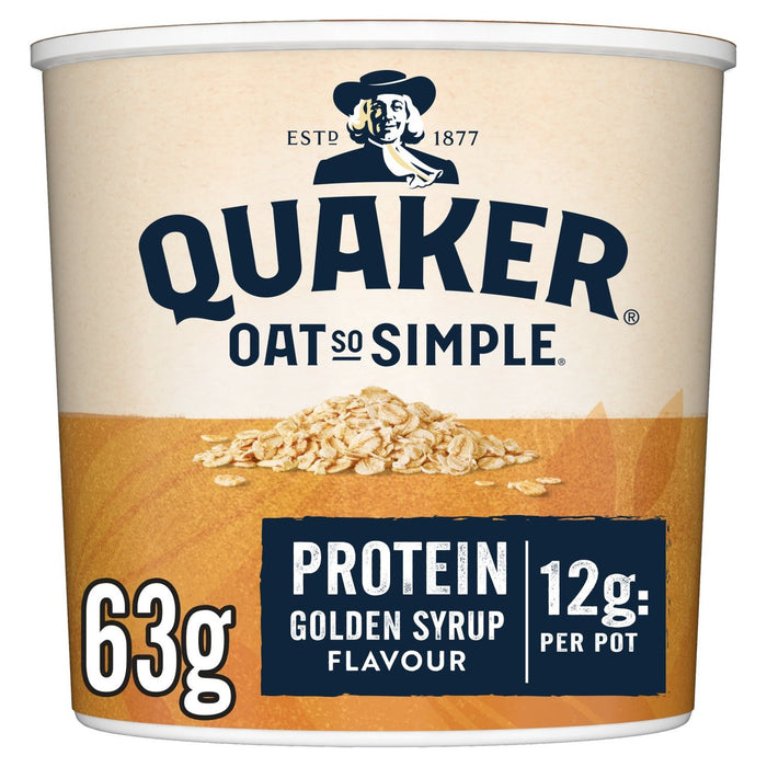 Quaker Oat So Simple Protein Porridge Pot Golden Syrup 63g