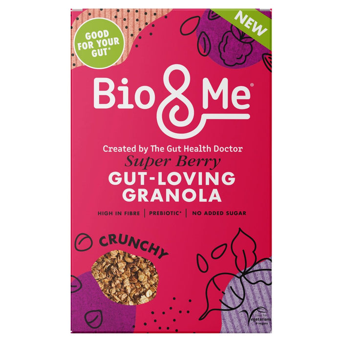 Bio & Me Super Berry Gut Loving Prebiótico Granola 360G